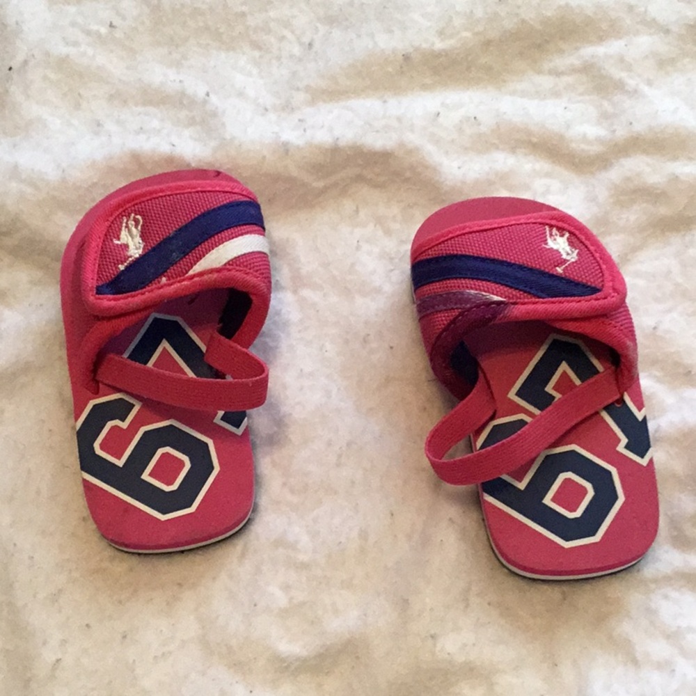 Ralph Lauren baby size 5 shoes.